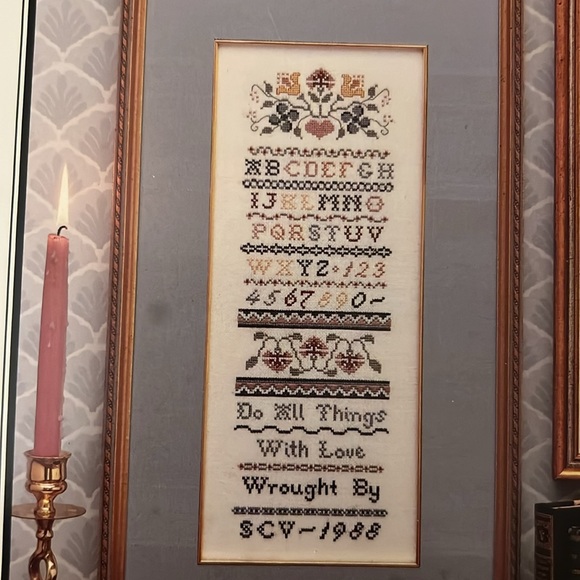 Bundle Count Cross Stitch Sampler Patterns - Vintage - Picture 2 of 4